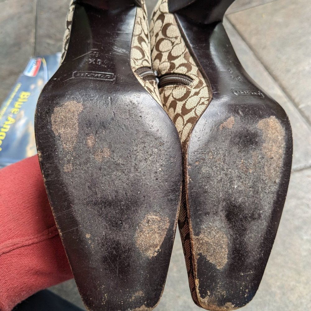 Coach Daphne Ankle Booties Shoes 6.5 B - Picture 7 of 7